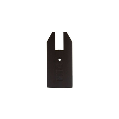 FHC R4TEC12DU 4" Tapered Door Rail End Cap - Dark Bronze Anodized