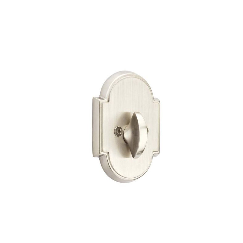 #8 Single Sided Deadbolt Polished Chrome Finish, Satin Nickel