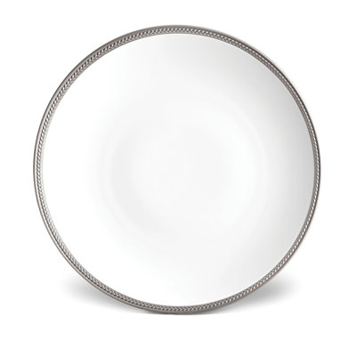 Soie Tressee Platinum Charger