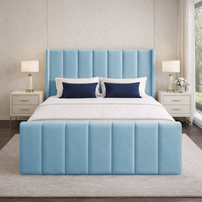 Premium Wingback Storage Bed Frame