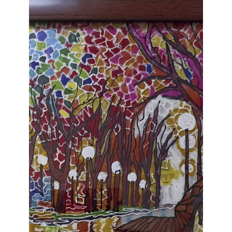 Chemin d'automne | Aquarelle par Abhishek Kumar