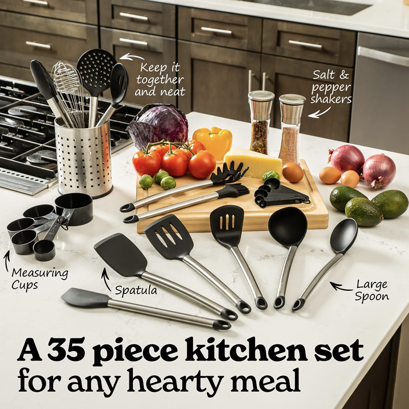 Generic 35 Utensil Set