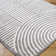 Machine Washable Shaggy Boho Charcoal Area Rug
