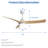 Nicola 52" 3-Blade Standard Ceiling Fan With Remote and Led Light-1631905459