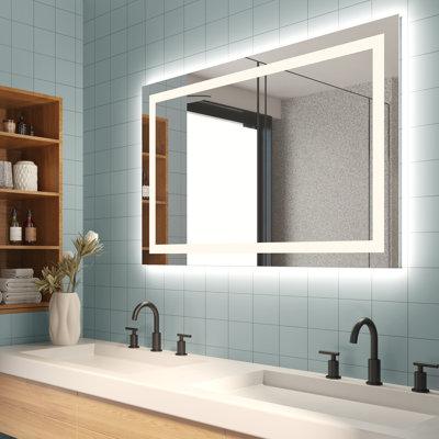 Miroir lumineux Coben avec désembueur, gradateur et température de couleur réglable