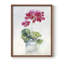 «Soft Geranium II», reproduction encadrée - bois massif-864616424-864616427