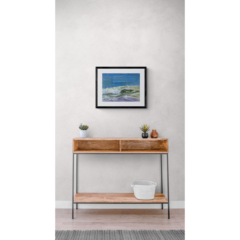 Audience Of One Print by Dina Gardner, 25.25" H x 31.25" W x 0.875" D, Black Framed Paper