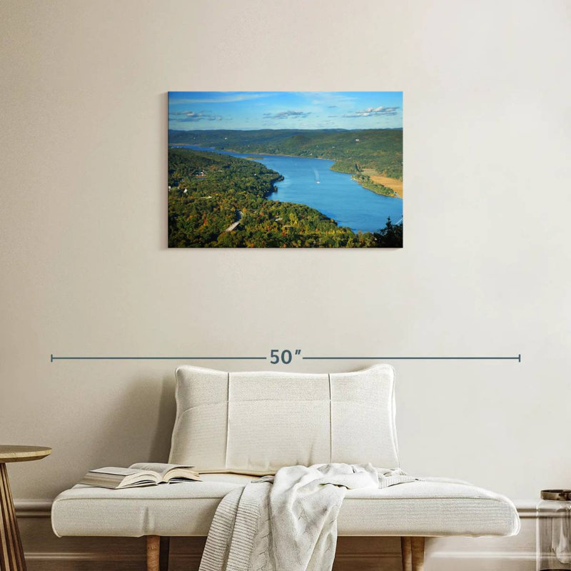 Alvord Hudson River d'en haut, H 20 po x l 30 po