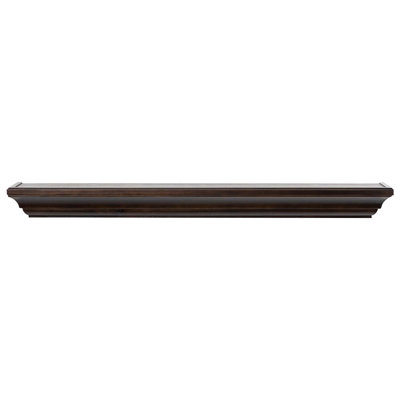 Colton Floating Wood Fireplace Mantel Shelf 60 in. - Crafted from Pine Wood - Traditional Design