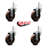 Filled Swivel Grip Ring Stem Caster