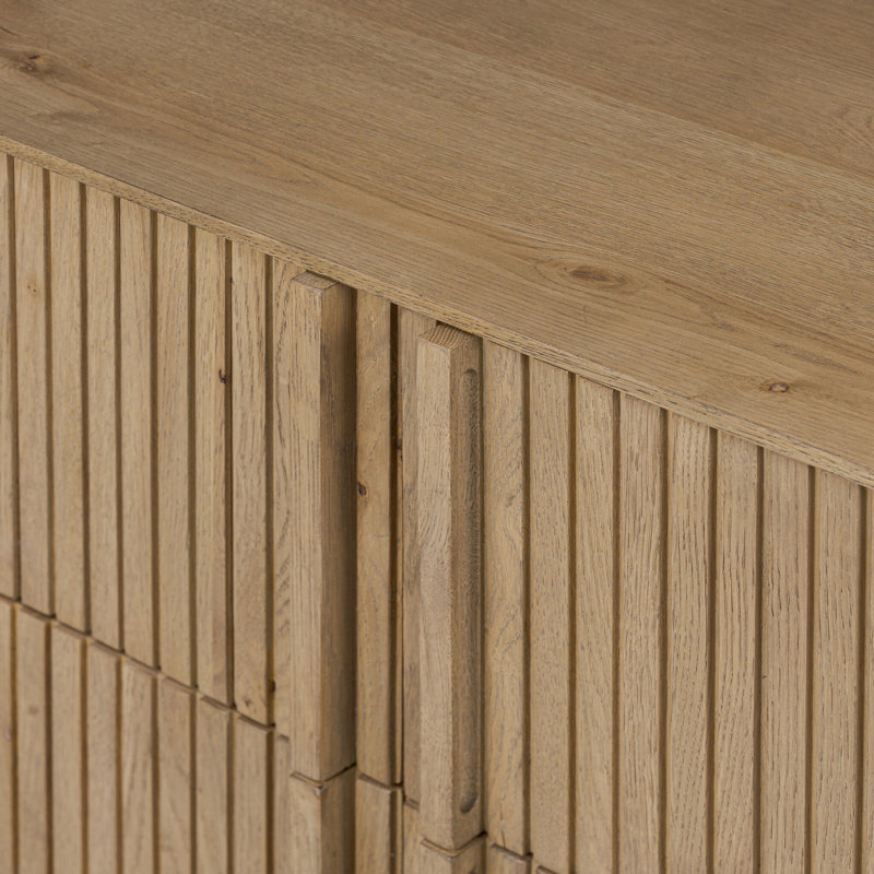 Leo 6 - Drawer Dresser, Rustic Light Natural Oak