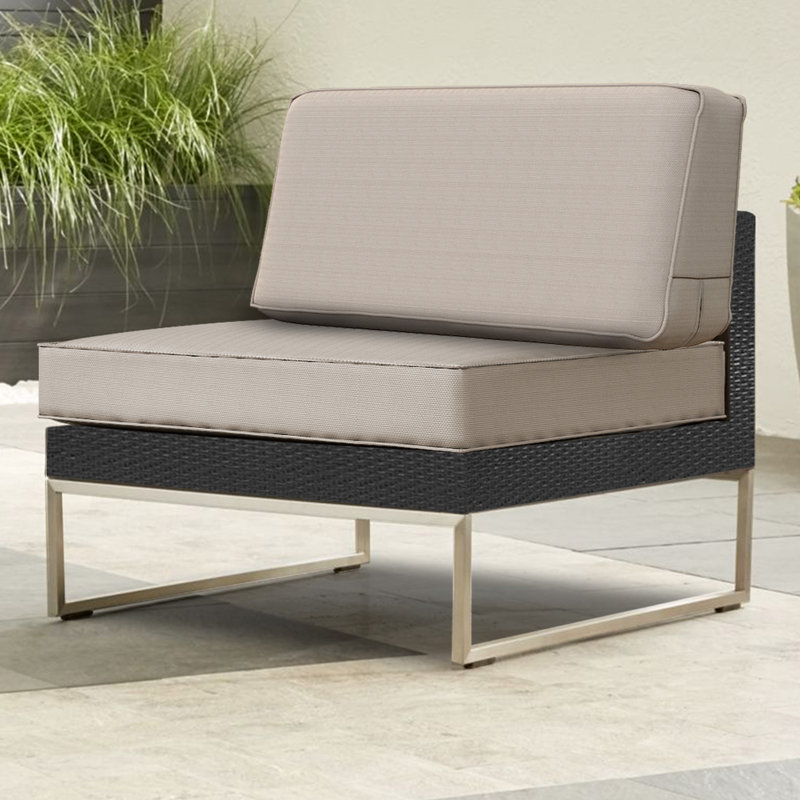 Outdoor Cushion Cover, 52", Beige