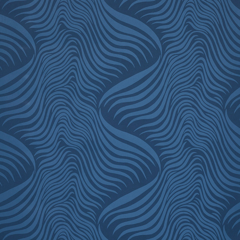 Papier peint Sauvage, Bleu marine