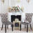 Tufted Velvet Wing Back Side Dining Chairs-747323165-747323155