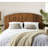 Boatwright Farmhouse 62.2" W Rattan Panel Headboard with Solid Wood Legs-1846887739