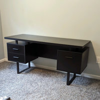 Bansilal Computer Desk, Home Office, Laptop, Left, Right Set-Up, Storage  Drawers, 60L, Metal, Laminate