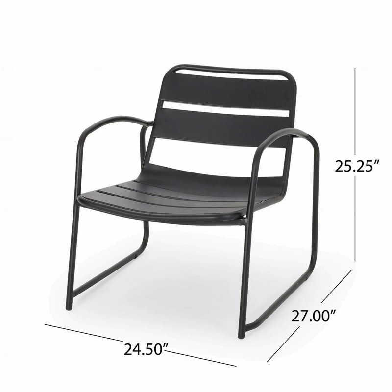Ensemble de conversation, Noir mat