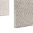Cole and Grey Capiz Shell Handmade Mosaic Inlay Cream Living Room Console Table