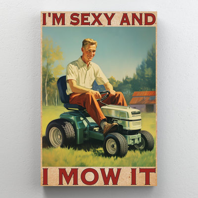 «Jamiyha Im Sexy And I Mow It», reproduction sur toile