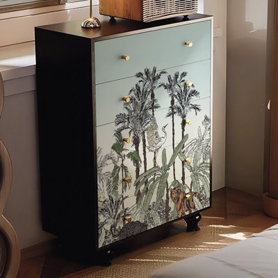 Home storage vintage style decorative cabinet