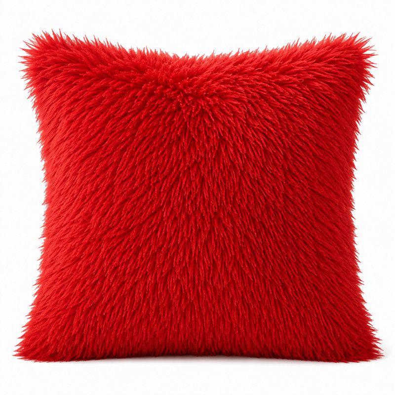 Premium Red Plush Pillow