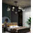 9 - Light Crystal Dimmable LED Sputnik Modern Linear Chandelier