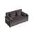Modern Sofa Bed 3-In-1 Adjustable Sleeper With Pullout Bed Soft Corduroy Convertible Sleeper Sofa Bed-1895253062