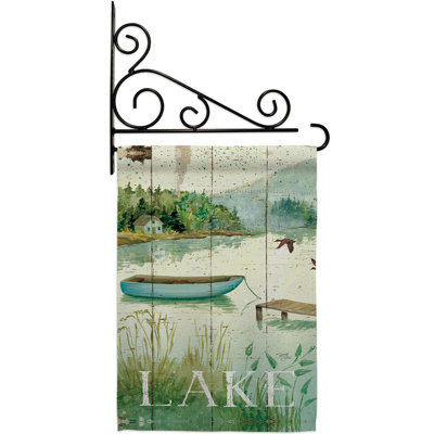 Double Sided 18.5'' H x 13'' W Polyester Animal Flag Set