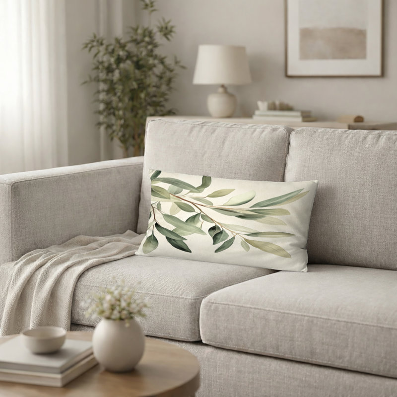 Coussin Greenery Accent, H 12 po x l 20 po