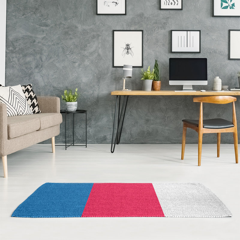 Tapis bleu/rouge, Rectangle 7 pi x 5 pi