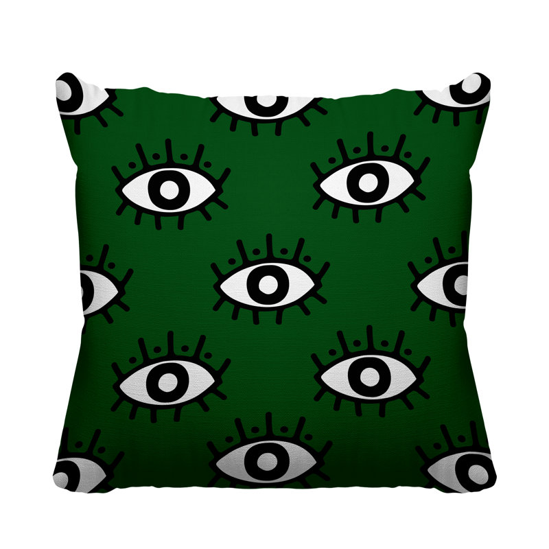 Coussin Ankara, L 19 po x H 19 po, Jaune