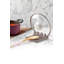 Porte-pot de couleur vison Mink, 5,1 x 6,7 x 2,0 pouces | 100% plastique sans BPA, va au lave-vaisselle | Organisateur de cuisine idéal pour un rangement facile des couvercles, des casseroles et des poêles | Conception durable et peu encombrante