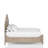 Queen Panel Bed In Sand Finish With Transitional Casual Design