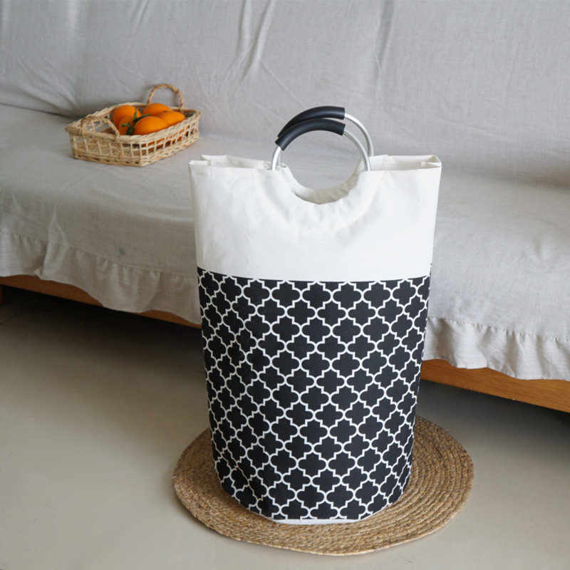 Polycotton Laundry Basket