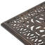 Rectangular Outdoor Aluminum Dining Table with Umbrella Hole