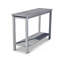 Charmante console en eucalyptus pour les espaces extérieurs, rehaussant l'esthétique et la fonctionnalité