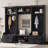 4-In-1 Detachable Hall Tree With Storage And 7 Hooks, Multiple Functions Hallway Coat Rack With Storage Drawers And Cabinet, Shoe Bench For Entryway Hallway-1244438125