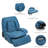 37.79'' Wide Swivel Recliner Chair, Glider Rocking Power Recliner With Massage And Heated-369955320