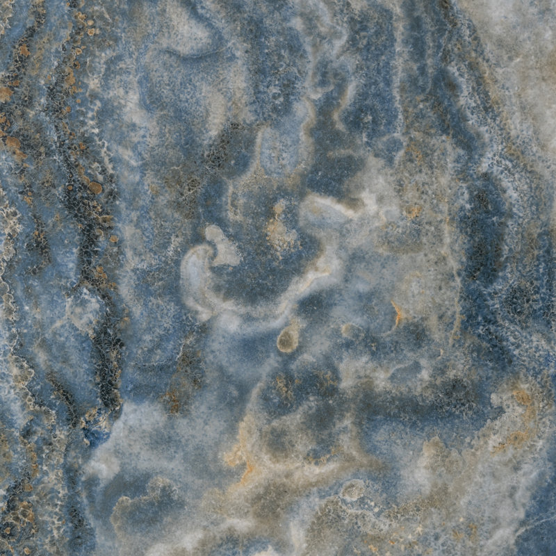 Splendor 23.7'' W x 47.25'' L Porcelain Singular Tile, Blue
