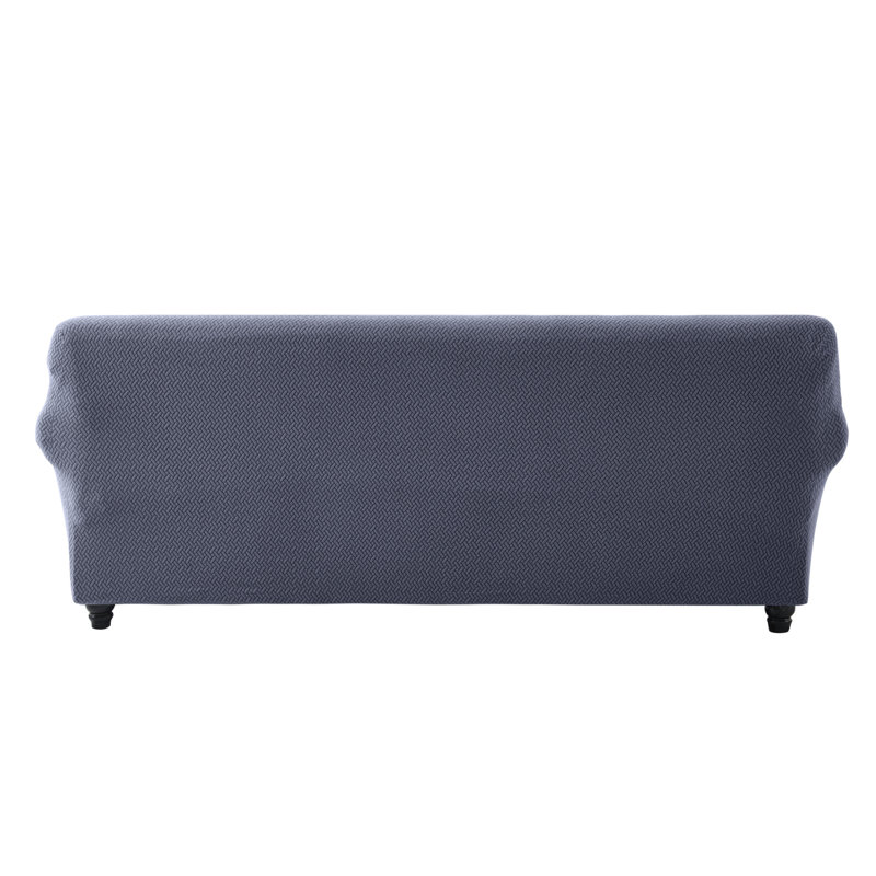 Luxury Microfiber Spandex Box Cushion Sofa Slipcover – Soft, Breathable, Wrinkle-Resistant & Durable Anti-Slip Furniture Protector