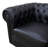 94.5" Genuine Cowhide Leather Chesterfield Sofa – Button Tufted, Scroll Arms & Handcrafted European Buckles-99317401