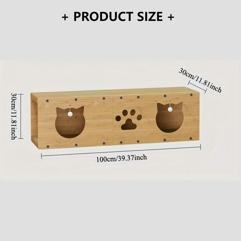Jouet interactif pour chat Scratcher Tunnel