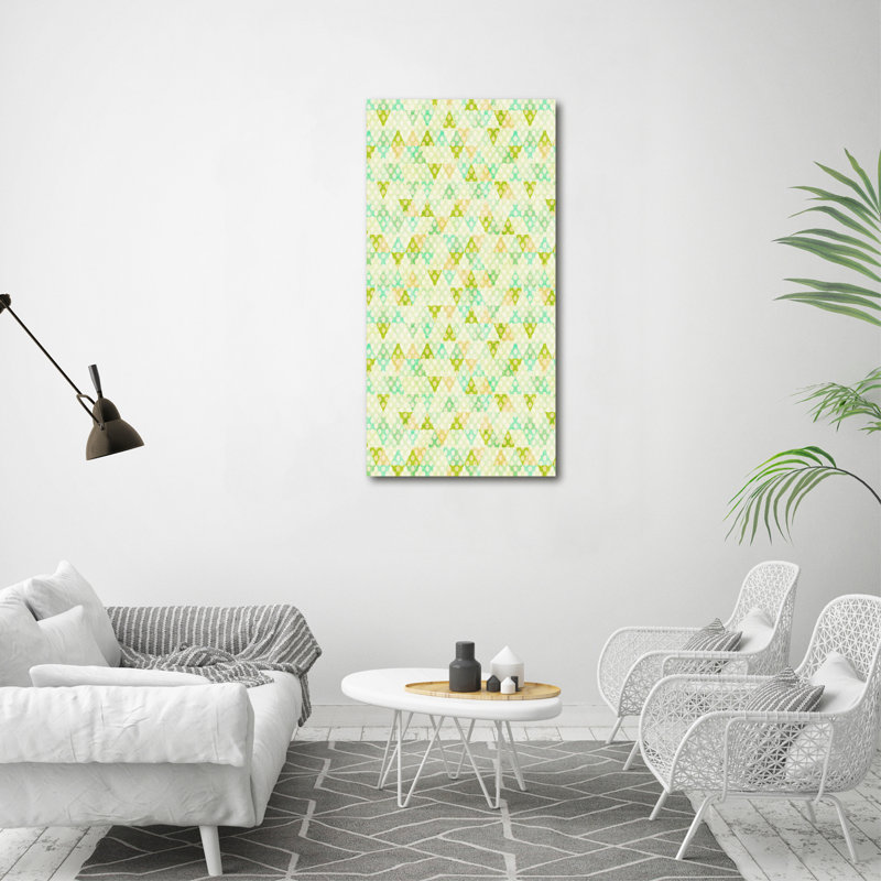 Geometric Background - Wrapped Canvas Print
