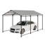 Auvent de garage en métal robuste 1015 pi avec toit en acier galvanisé - durable