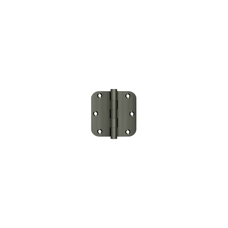Hinge, Solid Brass, Antique Nickel