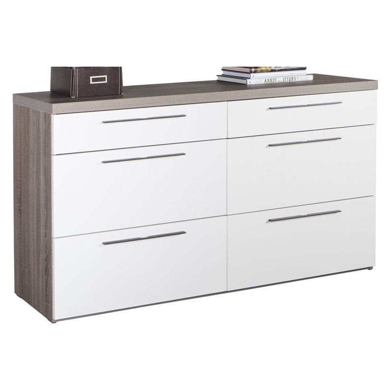 Sognando 140cm W 6 - Drawer Chest of Drawers