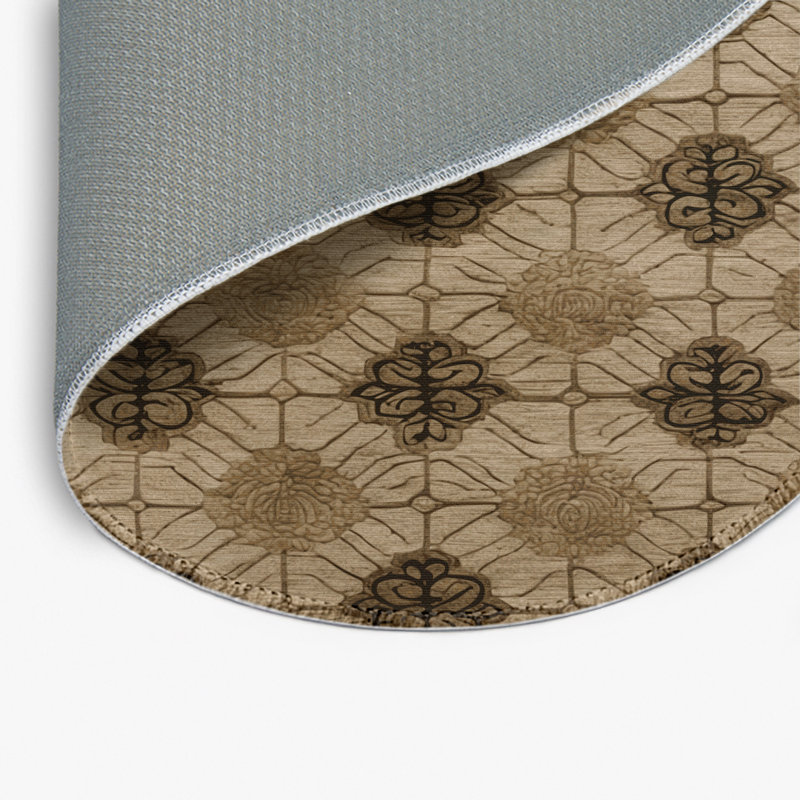 Tapis intérieur et extérieur ArtDeco, Rond 5 pi