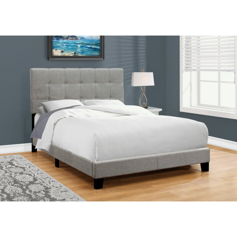 Bed, Full, Gray