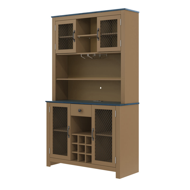 Armoire de cuisine 71 "H, Brun