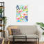 Printemps, floral, coloré, énergie contemporaine, art mural-1016768853
